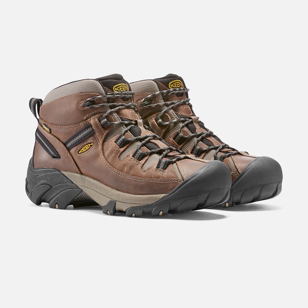 Cizme Keen Romania Barbati Maro/Negrii Targhee Ii Waterproof Mid 0426-OBGPM